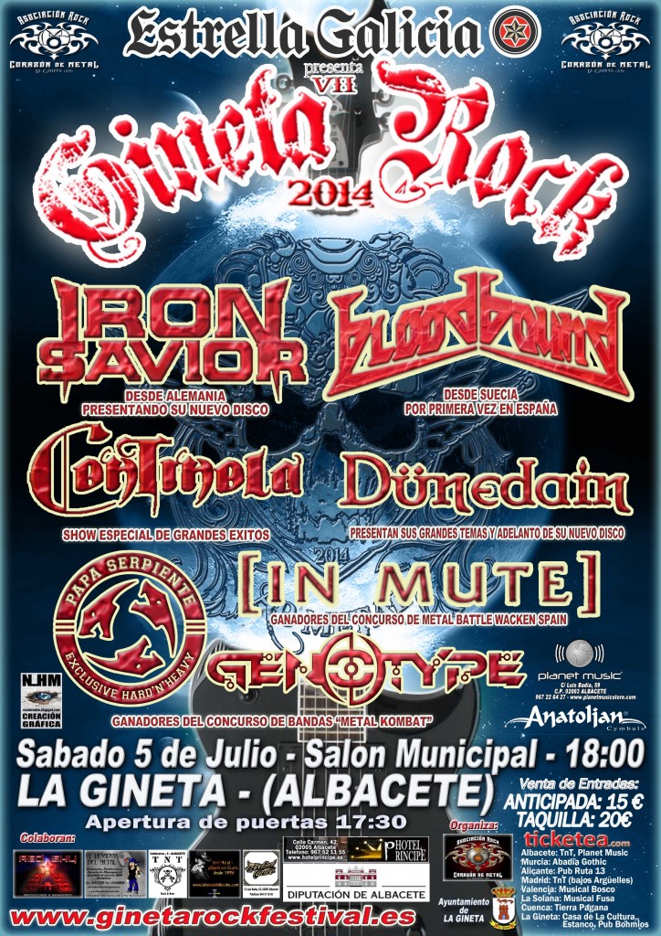 cartel ginetarock 2014